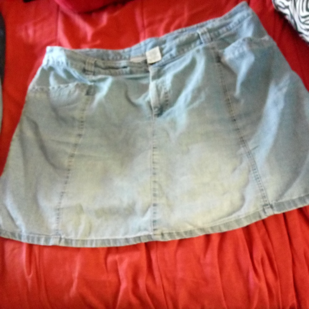 Denim blue women's skort 18